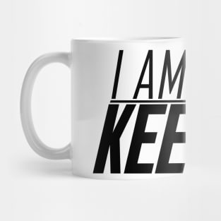 Keeper Black White Mug